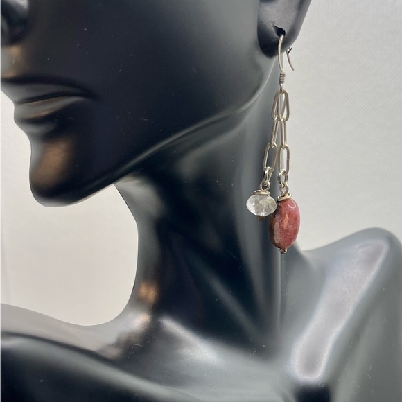 Sterling silver earrings - Picture 4 of 6